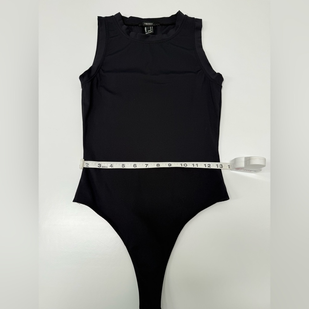 Forever 21 Sleeveless Black Bodysuit S